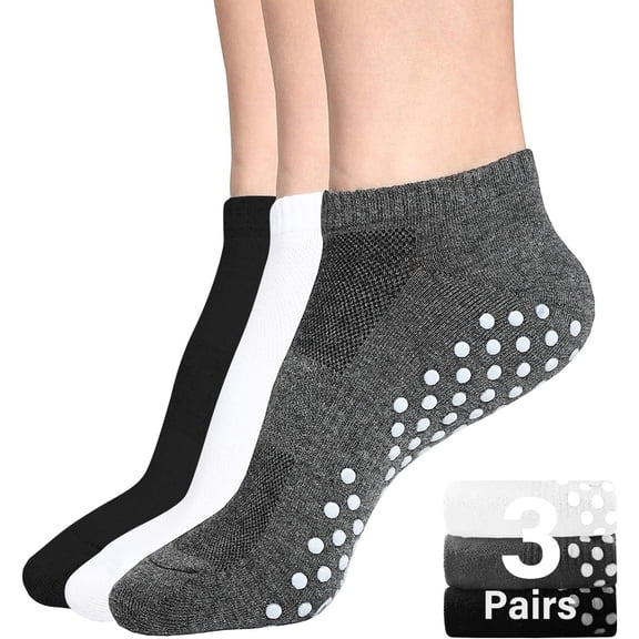 Womens & Mens Low Cut Socks, 6-Pair Ankle No Show Athletic Short Cotton Socks