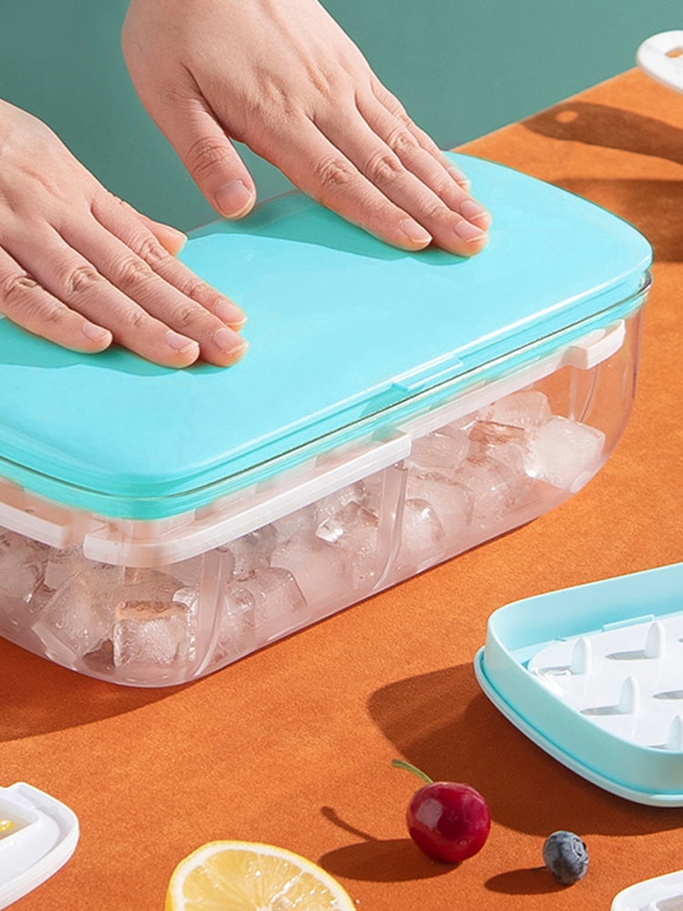 Two in one ice cube mold storage box, portable – Baldschi