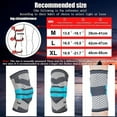 thumbnail image 3 of Sports knee pads basketball outdoor mountaineering running cycling spring silicone leggings fitness protective gear equipment knee pads, 3 of 5