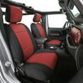 thumbnail image 3 of Smittybilt 472130 Red/Black Neoprene Seat Covers for 2018+ Jeep Wrangler JL 4-Door, 3 of 7