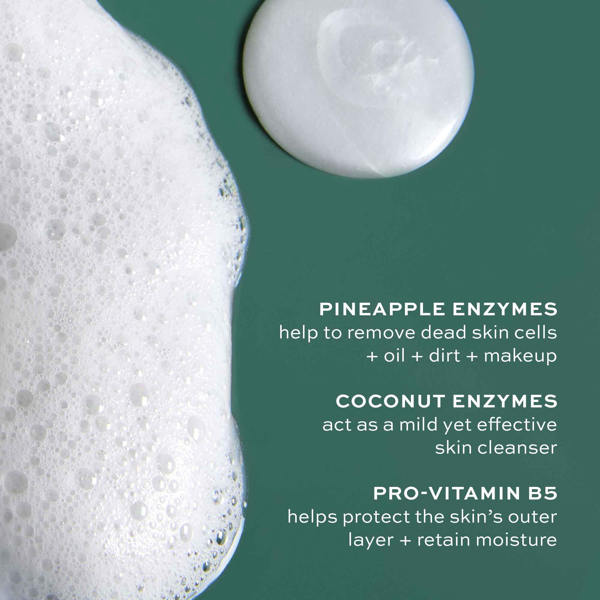 ITK Skincare Face Wash Foaming Gentle Cleanser + Moisture + Makeup Remover, 5oz