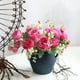 thumbnail image 5 of Ramo de San Valentín de boda, flores artificiales de seda, Rosa - Ciruela, 5 of 6