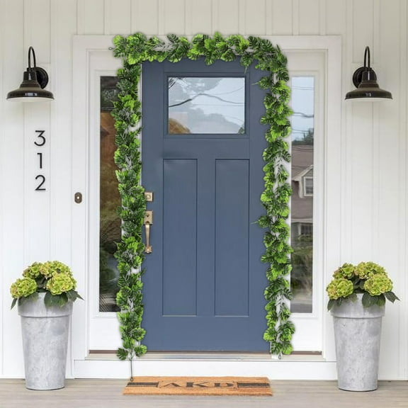 Christmas Clearance Garlands, Tree Decorations - Simulation Of Green Vines Home Fireplace Decoration Christmas Thanksgiving Artificial Decoration Pendant 10 Fork Pines Needle Vines