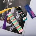 thumbnail image 5 of LAILLSH 2025 New Arrival Printer 30Pcs Metal Sublimation Blanks Bookmarks Double Side Heat Transfer Printing With 30Pcs Colorful Tassels For Making Personalized Bookmarks And Souvenirs(3.2×12cm), 5 of 7