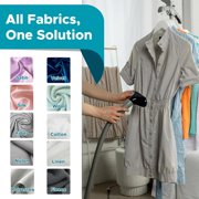 STEAM AND GO The Rival Clothes Steamer, Foldable Standing Garment Steamer for Clothes, Black
