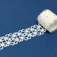 thumbnail image 2 of Wrapables Hollow Lace Pattern Washi Masking Tape 2M Length Total (Set of 2), White Daisies, 2 of 4