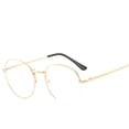 thumbnail image 3 of Gafas para miopía, montura redonda retro artística para gafas de estudiante, 100-600 grados, 3 of 5