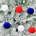 thumbnail image 4 of AZXY 4th of July Decorations,12 Pcs Patriotic Ornaments,Hanging Independence Day Patriotic Decor for Tree,Velvet Christmas Balls for Christmas Tree Decorations.36inch, 4 of 9