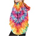 thumbnail image 6 of Piuwrlz Winter Hoodies for Kids Girls Boys Printed Hood Sweatshirts Pocket Long Sleeved Round Neck Tie Dyeing Hoodie Pullover Yellow Size 9 Years, 6 of 6
