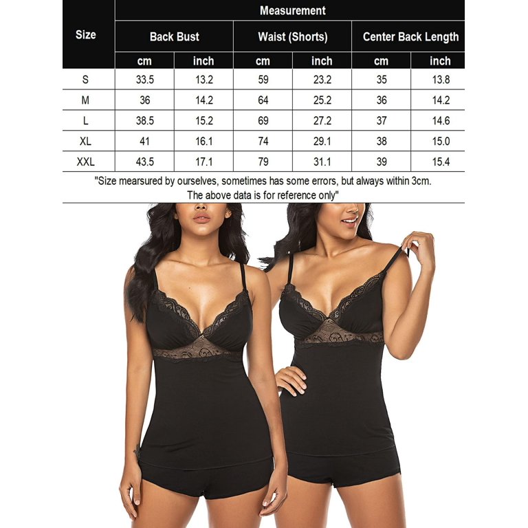 Women Sleepwear Lace Sexy Two Piece Pajamas Set Comfy Cami