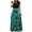 Green, variant on PATLOLLAV Summer Dresses Womens Short Sleeve Floral Boho Print Long Dress Ladies Casual Dress