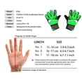 thumbnail image 2 of Guantes Niños Portero Antideslizante Portero de Fútbol para Adultos (7) Verde, 2 of 8