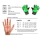 thumbnail image 4 of Fútbol americano Guantes de portero antideslizantes Guantes de portero de fútbol para niños adultos (Verde 7), 4 of 5
