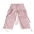 thumbnail image 2 of Women Cargo Pants  Low Waist Solid Loose Trousers with Pockets, 2 of 7