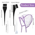 thumbnail image 2 of 12 Pcs 4 Sets of Highlight Cap with Hooks, Hair Highlighting Caps, Salon Coloring Dye Cap, Frosting Kit for Dyeing Hairdressing and DIY, 2 of 4