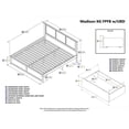 thumbnail image 4 of Pemberly Row Traditional Hardwood Storage Platform Bed, King, White, 4 of 6