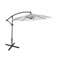 thumbnail image 2 of GARDEN 10 Ft Offset Cantilever Umbrellas for Patio Outdoor Shade, White, 2 of 7