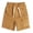 Khaki-2760, variant on Kids' Drawsting Closure Denim Shorts,Ribbed Elastic Waist Summer Jeans Half Cargo Jeans, Light Blue,10-11 Years