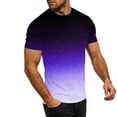 thumbnail image 3 of Mens Big and Tall T-Shirts, Short Sleeve Shirts for Men Summer Fashion Loose Fit Ombre Tie Dye Crewneck Tees, 3 of 6