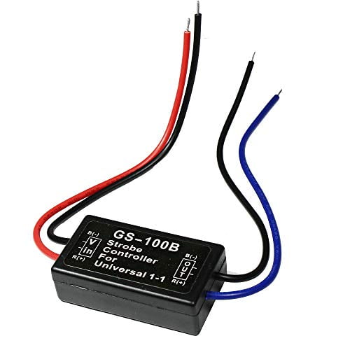 HUIQIAODS Module de Flash Stroboscopique pour Contrôleur de Voiture pour Feu de Freinage Feu Arrière 12V