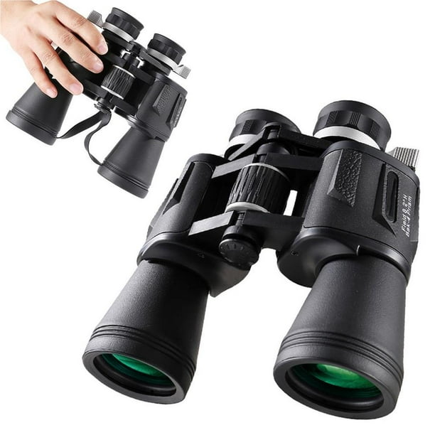 Toystoory Binoculares Militar Visión Nocturna Telescopio Compacto Móvil Alta Definición Senderismo Viajes Caza Deportes Transmitancia Prismáticos