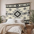 thumbnail image 3 of Brown Aztecs Large Tapestry for Bedroom Wall Hanging Tapestry,Southwestern Stripe Native American Boho Ceiling Backdrop Tapestries Poster Blanket Wall Decor for Teens Room Living Room Dorm 100" x 59", 3 of 8