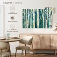 thumbnail image 5 of Elephant Stock Birches In Spring Iii Wall Art - Horizontal Canvas Wall Art - Living Room Wall Decor - Nature Canvas - Teal And Orange Decor By Julia Purinton - 51" x 34", 5 of 8