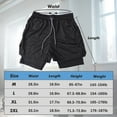 thumbnail image 2 of Liwarace Men's Sports Liner Shorts GYM Training Bodybuilding Summer Workout Fitness Pants, 2 of 16