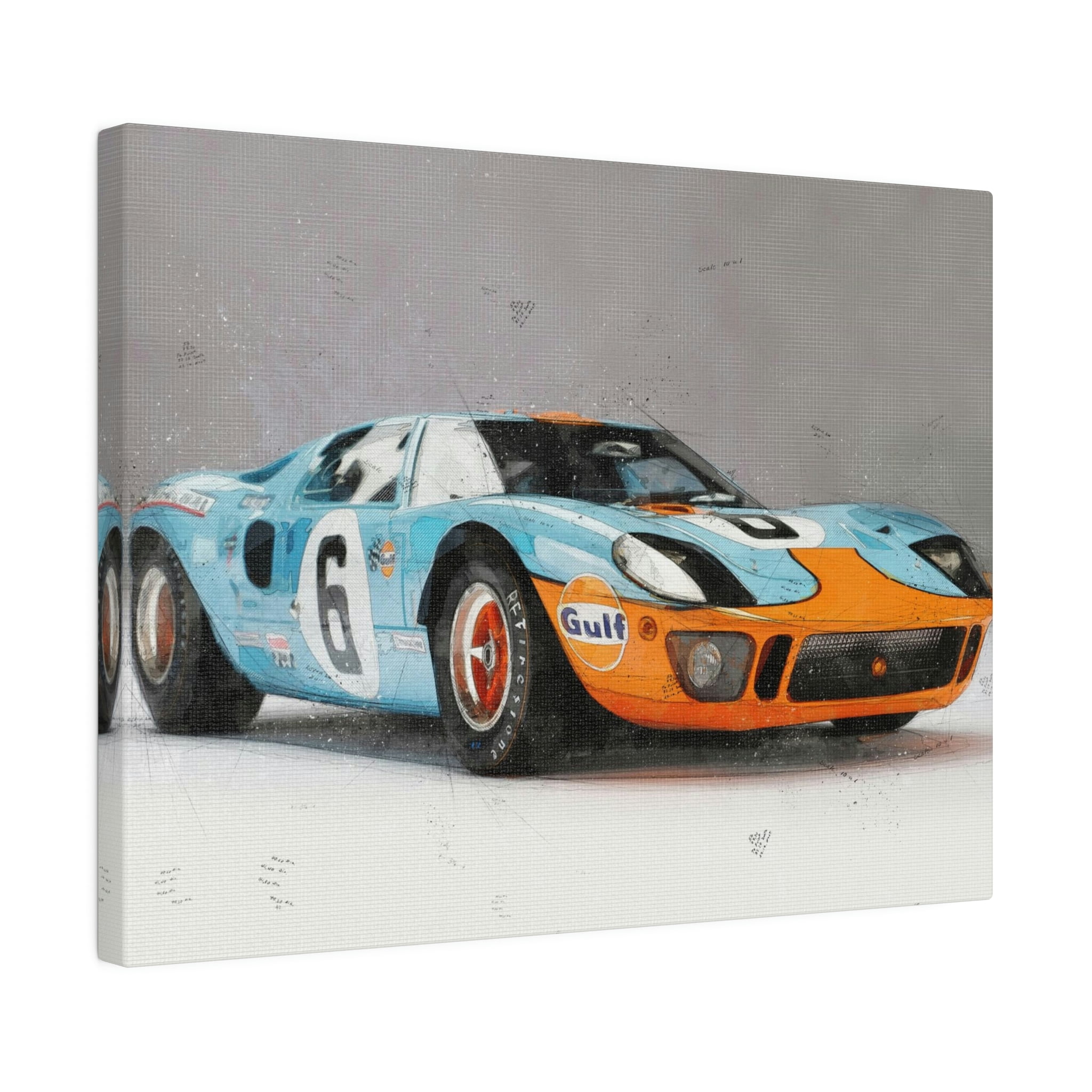 Ford GT LM Gulf 24H - Car Livery by FubarDesigns