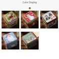 thumbnail image 4 of Christmas Tin Gift Box Square Cookie Candy Storage Containers Tin Holders Box, 4 of 7