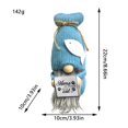 thumbnail image 3 of Gnome Decorations Cute Tomte Gnome Ornamento Regalo para los amantes de los cachorros (Pez), 3 of 3