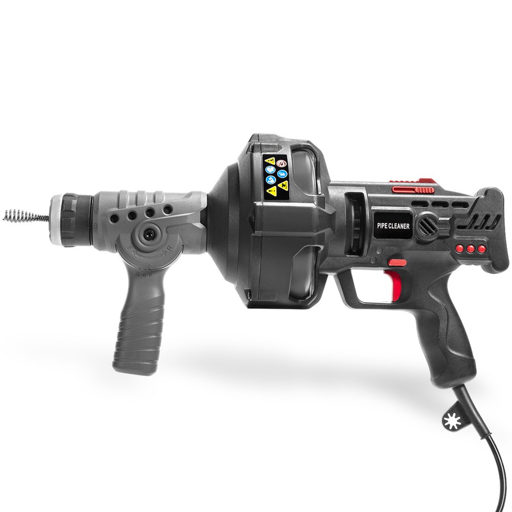 XtremepowerUS 25ft Handheld Portable Electric Plumbing Dredger Drain