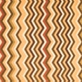 thumbnail image 1 of Ahgly Company Indoor Square Abstract Orange Contemporary Area Rugs, 3' Square, 1 of 1
