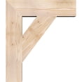 thumbnail image 3 of Ekena Millwork 5 1/2"W x 24"D x 28"H Traditional Block Smooth Bracket, Douglas Fir, 3 of 25