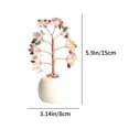 thumbnail image 2 of Inerposs Natural Crystal Tree Decor, Colorful Jar Ornament, Unique Home Office Decoration, Beautiful Natural Stone Art, Exquisite Desk and Table Centerpiece, 2 of 6