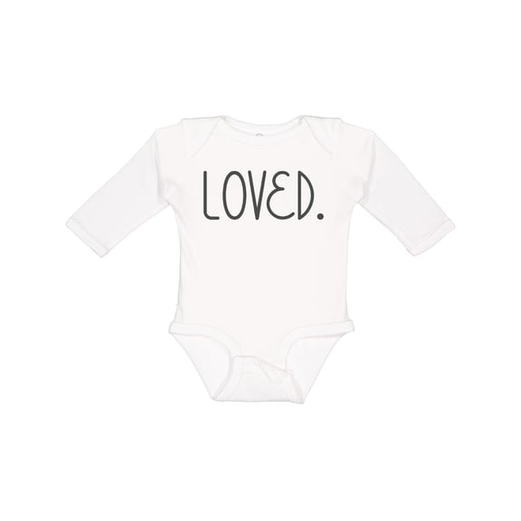 Inktastic Loved Boys or Girls Long Sleeve Baby Bodysuit