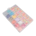 thumbnail image 4 of Assorted Alphabet Beads, Colorful Acrylic 600pcs Alphabet Beads Jewelry Making Beads Kit 2100pcs Beads Fadeless  for Making Earrings for DIY Craft, 4 of 7