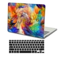 thumbnail image 5 of KSK KAISHEK Plastic Hard Protective Shell Case Cover Compatible with 2021 - 2023 Released MacBook Pro 14" XDR Display + Black Keyboard Cover Model: A2779 M2/A2442 M1 Colorful B 193, 5 of 5