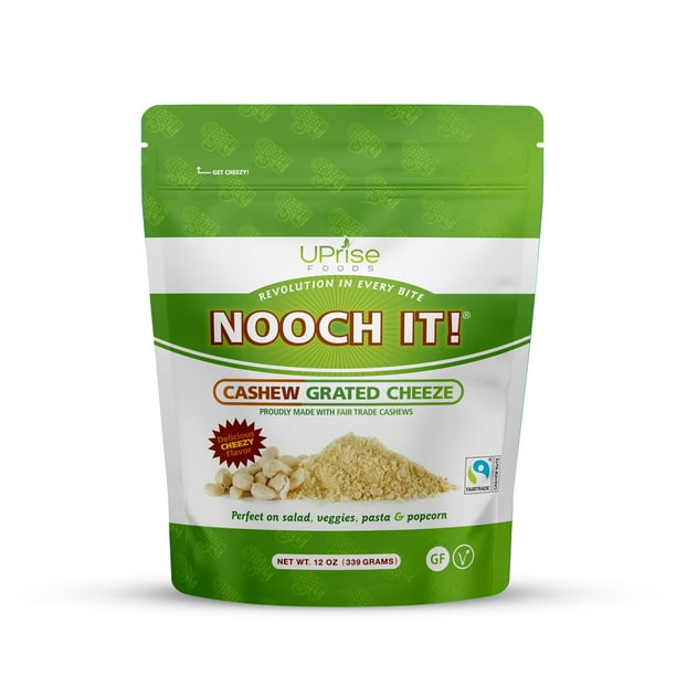 NOOCH IT! DairyFree Cashew Grated Cheeze Vegan Parmesan, Tasty