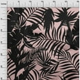 thumbnail image 3 of oneOone Polyester Spandex Black Fabric Leaves Diy Clothing Quilting Fabric Print Fabric By Yard 56 Inch Wide, 3 of 6