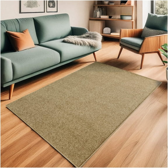 Koeckritz Rugs Soft & Cozy Sand 10'x10' Indoor Area Rug for Living Room or Bedroom