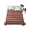 Mahogany, Oatmeal, variant on Full Flat Sheet 81"x96", Oatmeal Tan Striped Soft Lightweight Bedding Flat Sheets Only, Farmhouse Country Minimalist Stripes Brushed Microfiber Top Bed Sheet, Breathable StainResistant Bedsheets