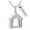 Customize, variant on House Shape Urn Necklace for Ashes for Family Cremation Jewelry Stainless Steel Memorial Pendant for Women Men
