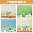 thumbnail image 3 of 12 suculentas artificiales en macetas: adornos realistas de cactus para escritorio, minidecoración verde para oficina, estantería, casa de muñecas, jardín y terrario., 3 of 5