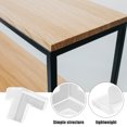 thumbnail image 2 of 4 protectores de esquinas transparentes para muebles, protectores de seguridad para niños, protectores de bordes a prueba de bebés para mesas, escritorios y tocadores., 2 of 8