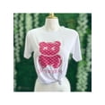 thumbnail image 1 of Playera Blusa Con Impresion De Oso Lover Bear Para Mujer Color Blanco Talla Grande Marca Emil SaEs, 1 of 4