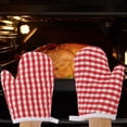 thumbnail image 2 of Guantes de horno resistentes al calor (4 unidades), guantes decorativos para hornear, guantes para parrilla anti-quemaduras, 2 of 8