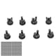 thumbnail image 3 of Soporte para diodo emisor de luz, 200 piezas Soporte para diodo emisor de luz Portalámparas LED Materiales ecológicos, 3 of 8