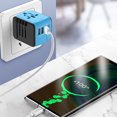 thumbnail image 1 of Cargador de pared todo en uno en todo el mundo Cargador de adaptador de corriente portátil para AU UK EU US, 1 of 3
