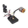thumbnail image 2 of Litio Eléctrico Dril Sin Escobillas Motor Asamblea 21V 12 Dientes Tablero de Control Taladro, 2 of 5